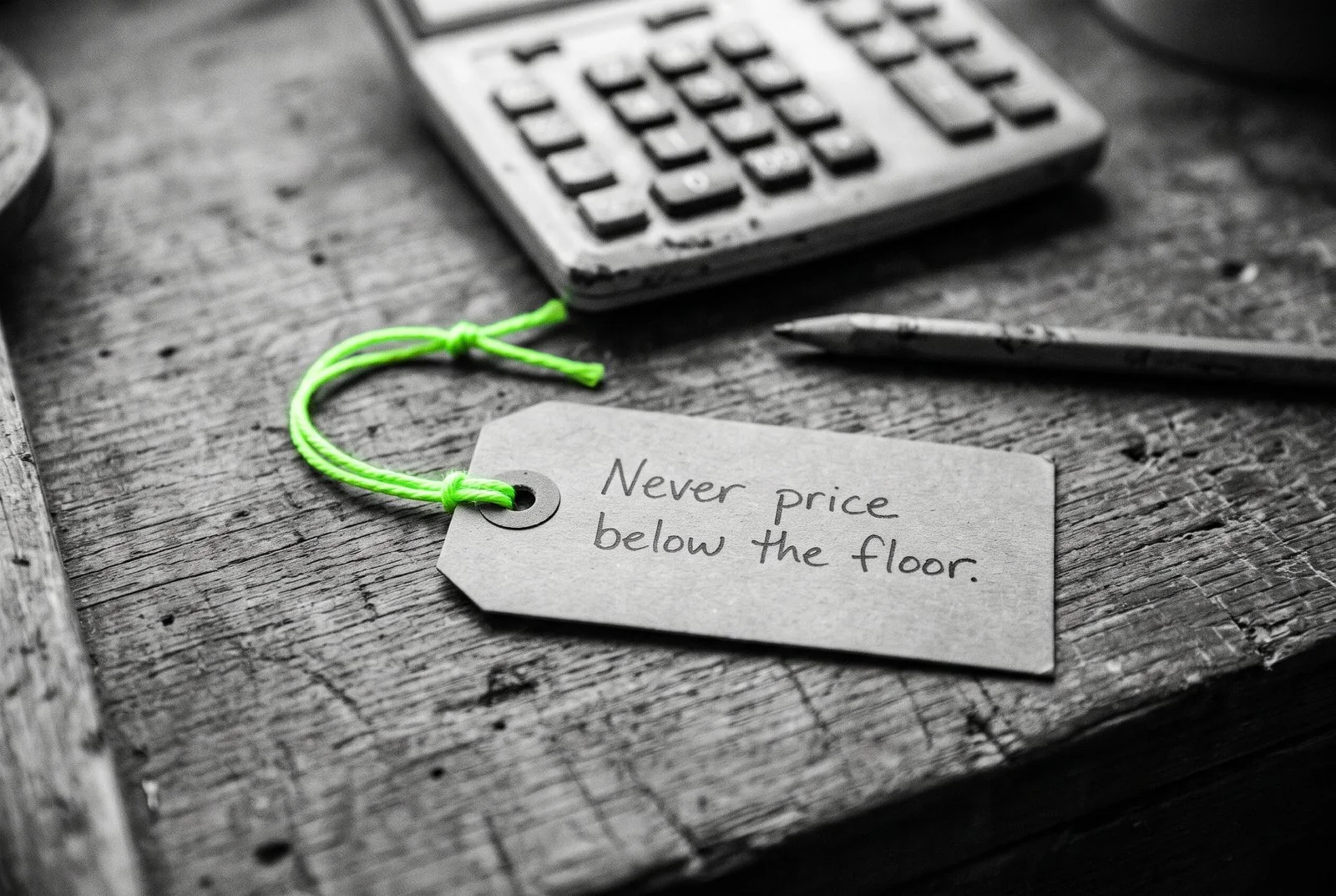 Tool 2: The pricing floor calculator